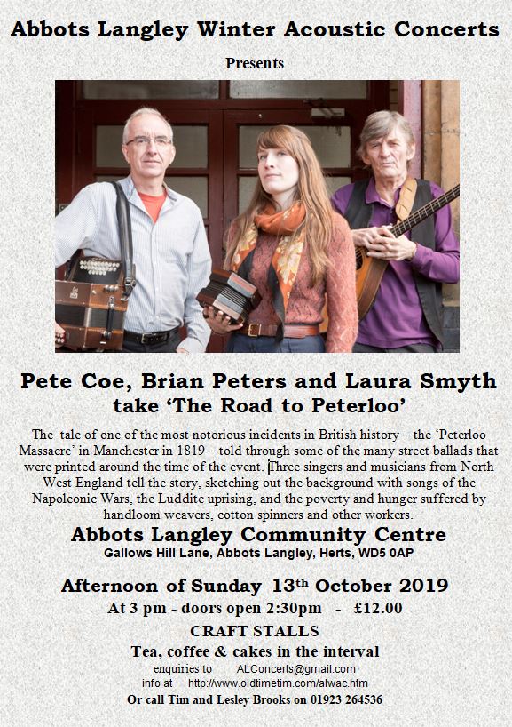 The Road to Peterloo  poster