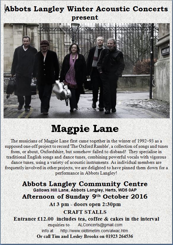 Magpie Lane poster