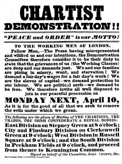 Chartists Poster